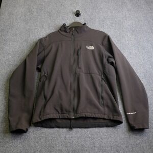 North Face Jacket Mens Medium Black Apex Soft Shell Winter Outdoors Hiking